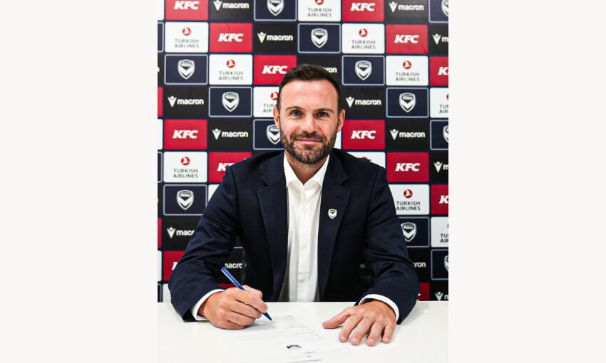 Image d'illustration pour: PL Legend Juan Mata Signs with Melbourne Victory for 2025/26 Season