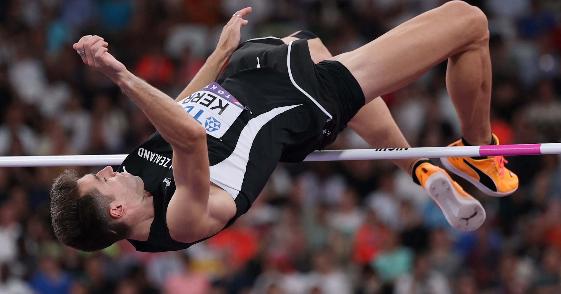 Image d'illustration pour: Clutch Kiwi Kerr adds world high jump crown to Olympic title