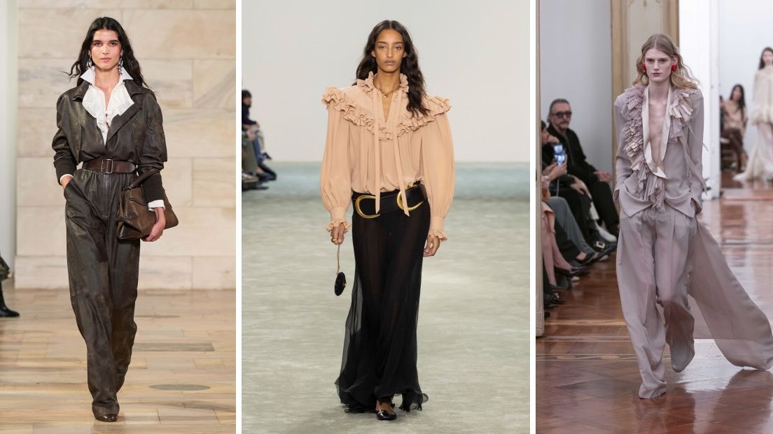Image d'illustration pour: Cómo llevar las blusas con olanes de los 80 que vuelven a ser tendencia en otoño 2025