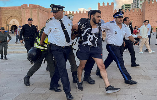 Image d'illustration pour: المغرب يواصل قمع احتجاجات شبابية بشأن الصحة والتعليم
