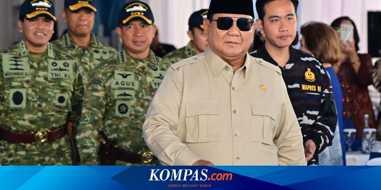 Image d'illustration pour: Pesan Prabowo ke Penerima Tanda Kehormatan dan Kenaikan Pangkat Istimewa