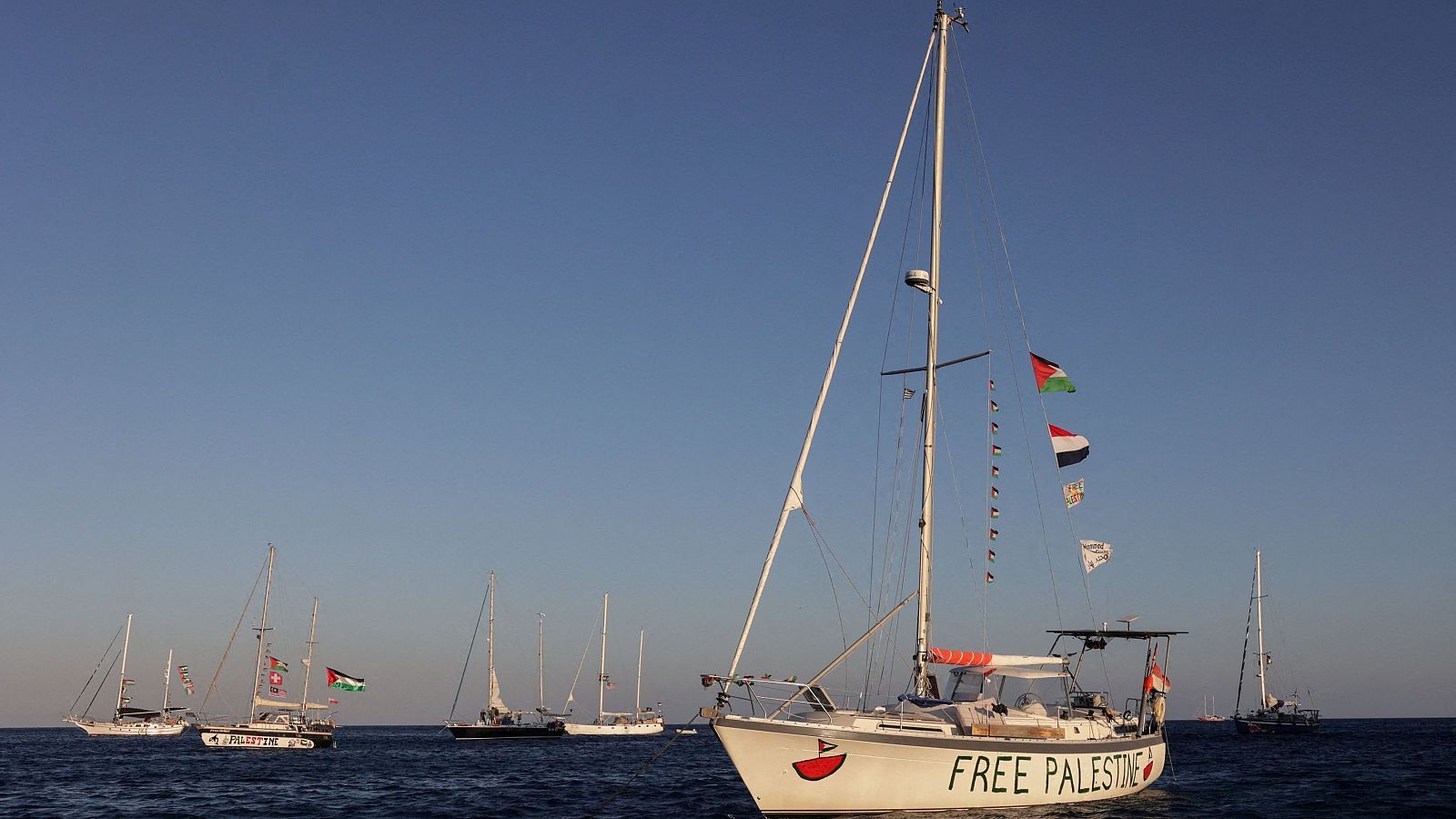 Image d'illustration pour: Israel intercepta flotilla global Sumud