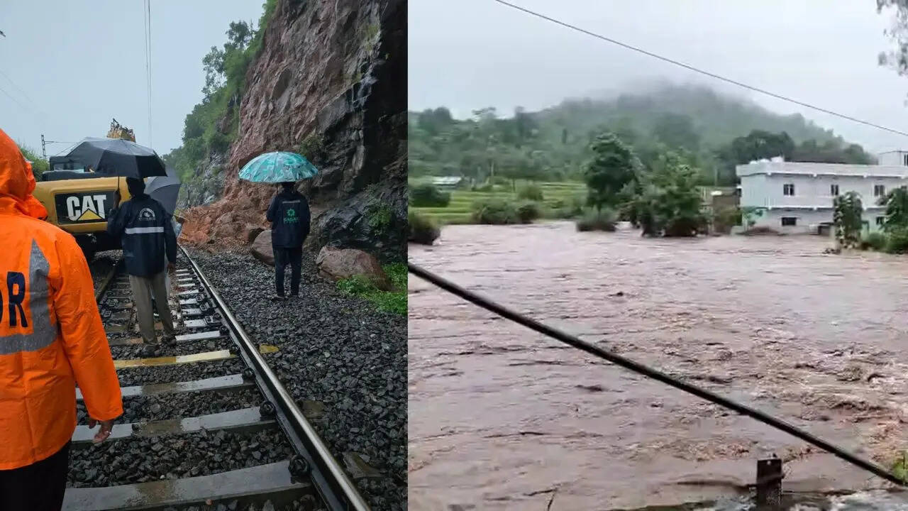 Image d'illustration pour: Odisha Rain:ओडिशा में भारी बारिश से भूस्खलन, गांव में घुसा पानी, बाढ़ जैसे हालात, 2 लोग लापता, ट्रेन सेवा बाधित
