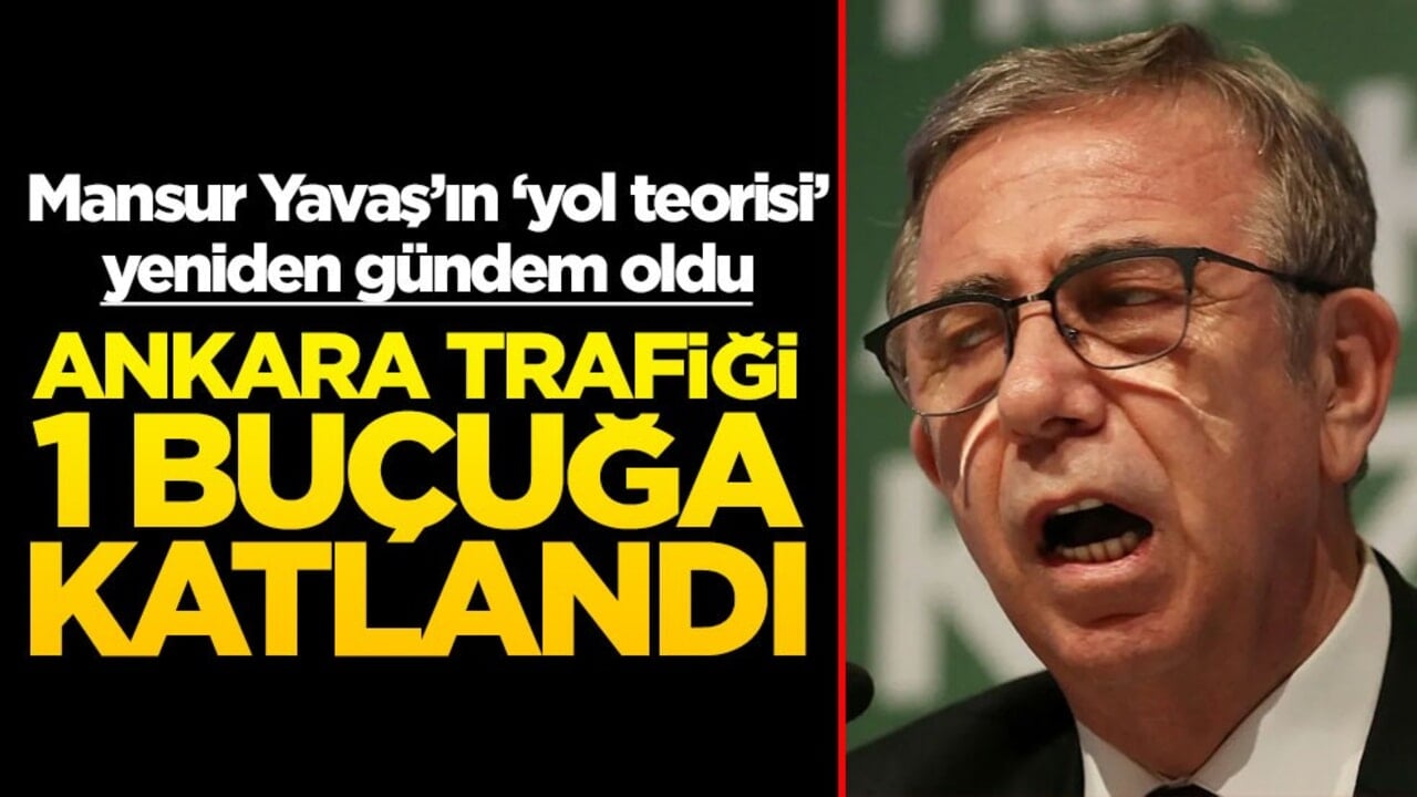 Image d'illustration pour: Mansur Yavaş'ın 'yol teorisi' yeniden gündem oldu! Ankara trafiği 1 buçuğa katlandı