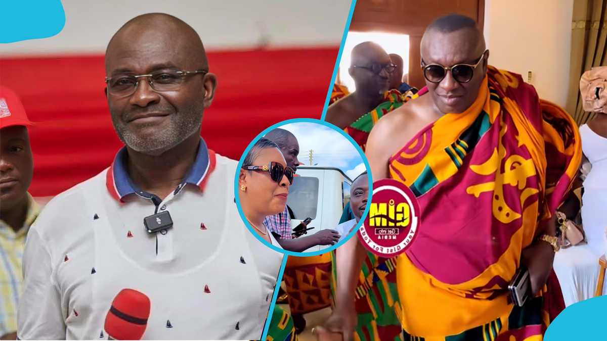 Image d'illustration pour: Kennedy Agyapong's baby mama wows with beauty and simplicity at wedding of Ofori Sarpong's nephew, video