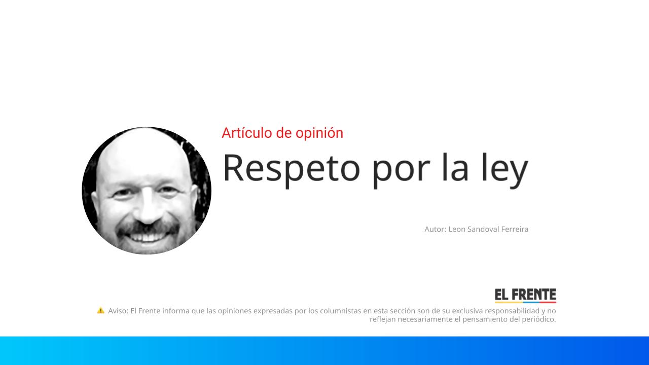 Image d'illustration pour: Respeto por la ley