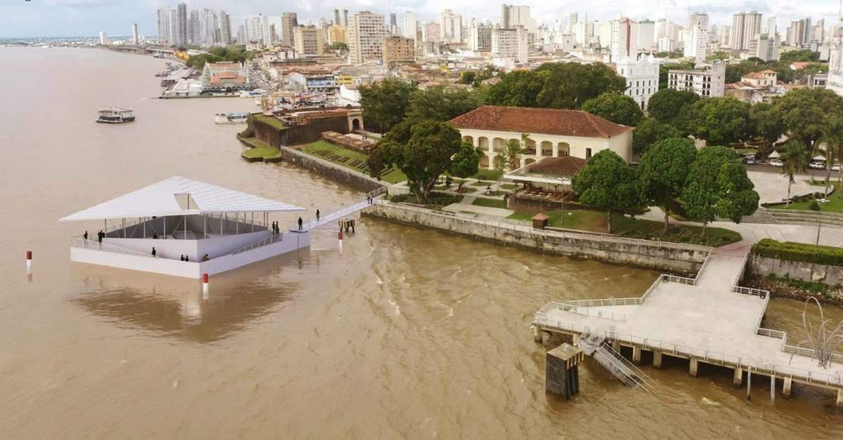 Image d'illustration pour: AquaPraça é montada em Belém como símbolo da COP30 e legado internacional para a Amazônia