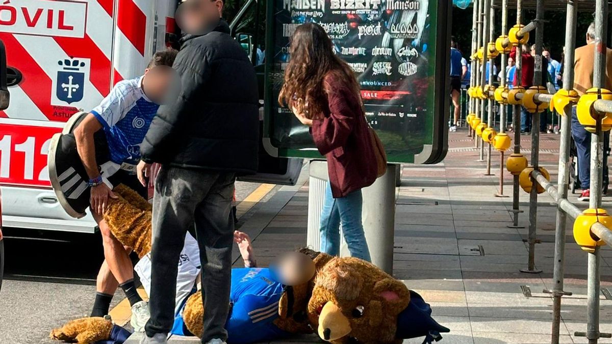 Image d'illustration pour: Mucho sudor, el susto de 'Garra' y las ganas de correr por el Real Oviedo: así ha sido la marcha del centenario (y la mascota está sana y salva)