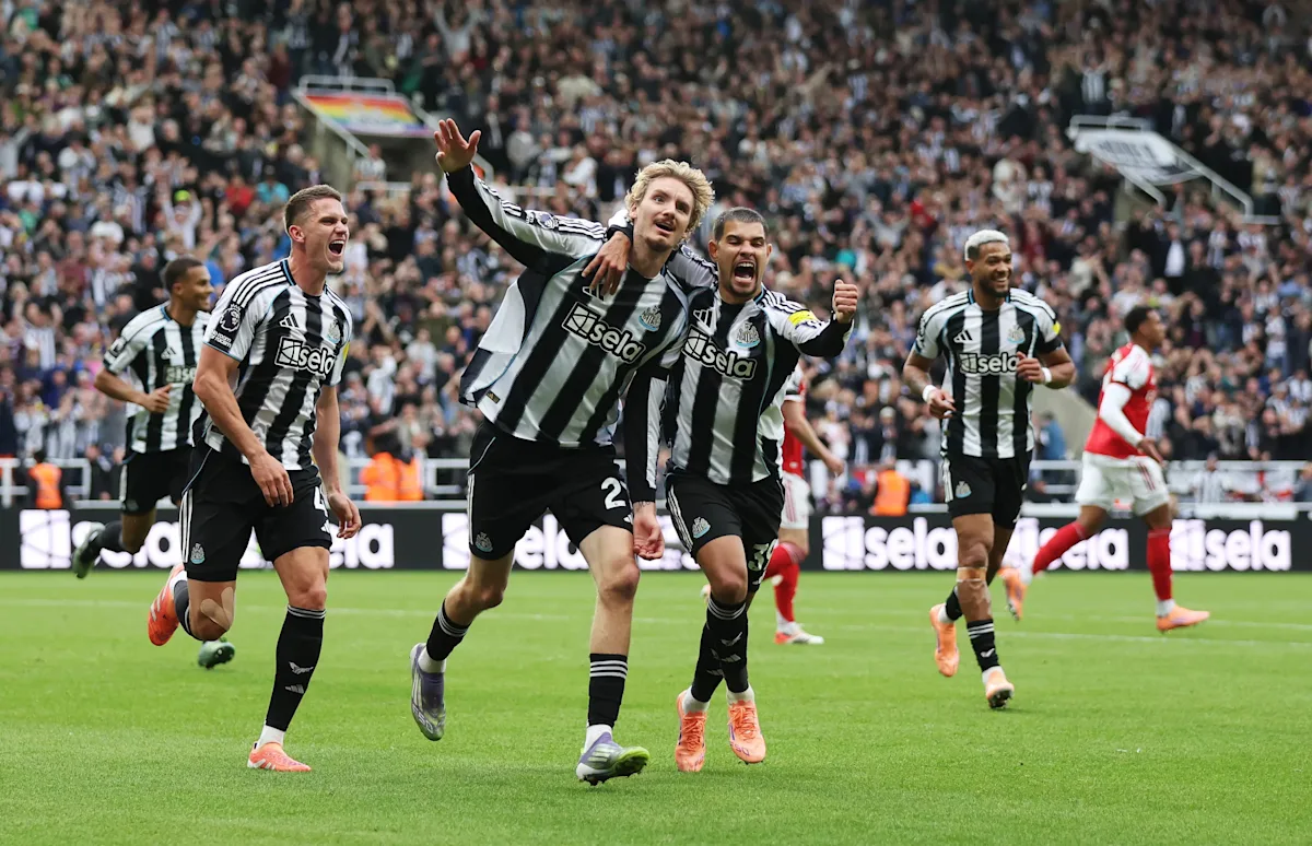 Image d'illustration pour: Guimaraes, Woltemade lead Newcastle to 2-0 victory over Nottingham Forest - The Nation Newspaper
