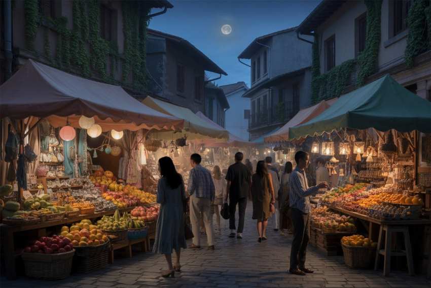 Image d'illustration pour: Discover the Magic of Moonlight Market on Main - A Unique Festival in Lock Haven, Pennsylvania That Boosts Tourism and Local Culture - Travel And Tour World