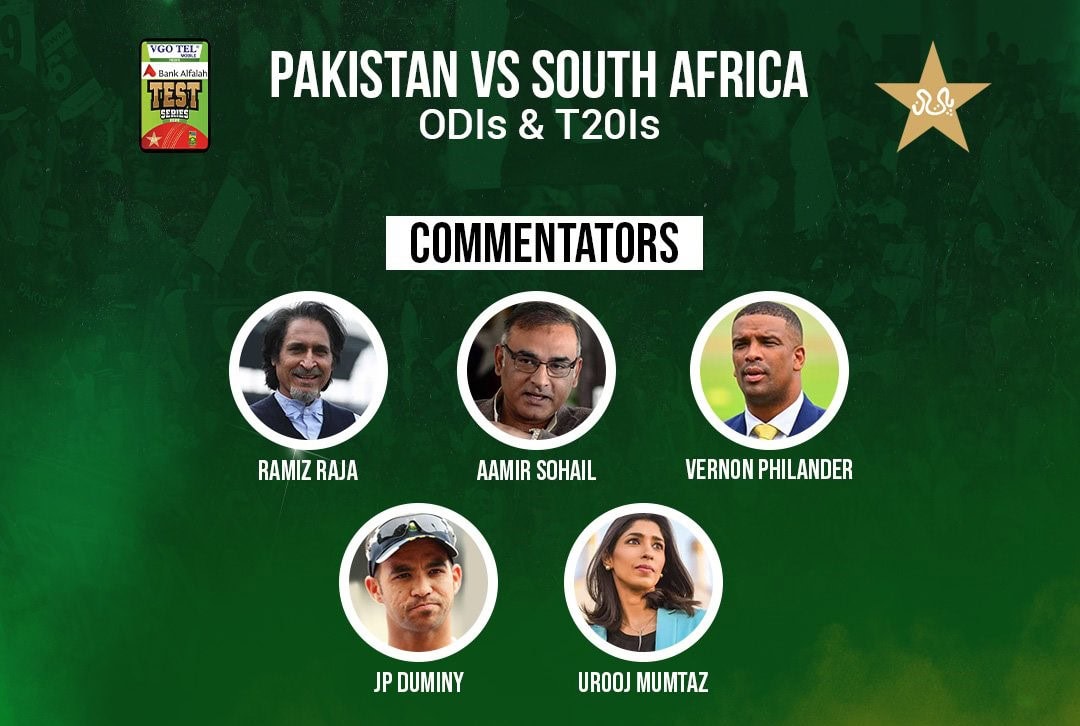 Image d'illustration pour: PCB unveils commentators, broadcaster for South Africa series - Pakistan Observer