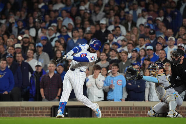 Image d'illustration pour: Ian Happ homers as Cubs force Game 5 vs. Brewers