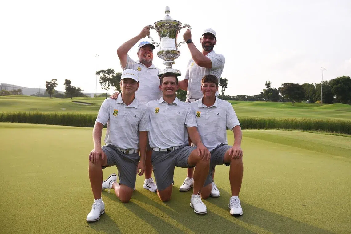 Image d'illustration pour: South Africa power to World Amateur Team Championships' men's golf title