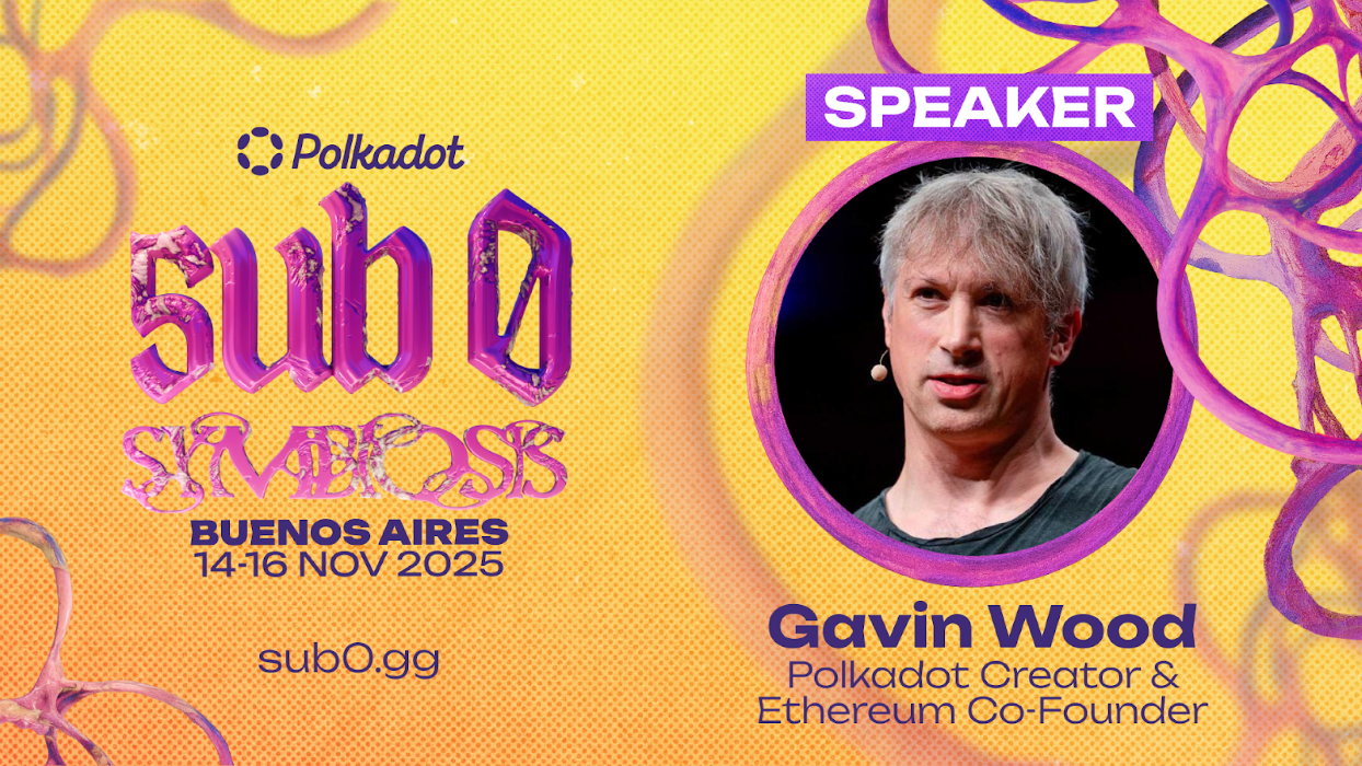 Image d'illustration pour: Gavin Wood, co-fundador de Ethereum, confirmado como speaker en el evento sub0 Symbiosis de Polkadot - TyN Magazine