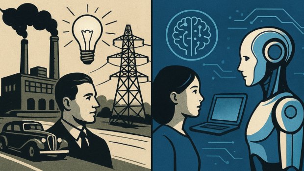 Image d'illustration pour: Από την ηλεκτροδότηση στην τεχνητή νοημοσύνη: Η ιστορία του 1920 χτυπά "καμπανάκι" για τη νέα τεχνολογική επανάσταση | in.gr