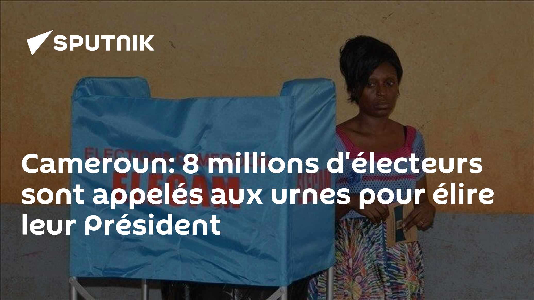 Image d'illustration pour: Cameroun: 8 millions d'électeurs sont appelés aux urnes pour élire leur Président