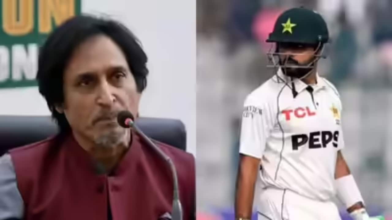 Image d'illustration pour: WATCH: Ramiz Raja caught off-guard as 'drama karega' taunt on Babar Azam goes viral