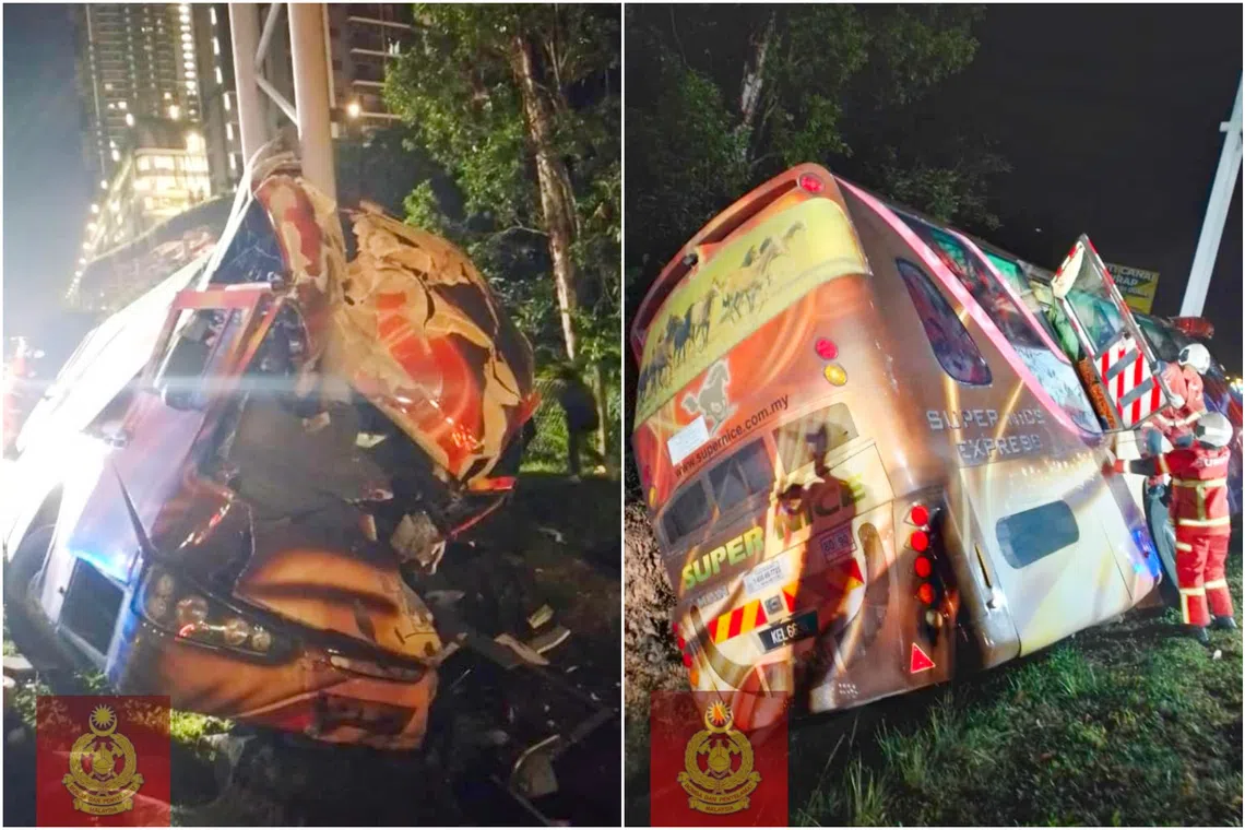 Image d'illustration pour: Super Nice says bus in fatal Malaysia crash operated by ex-partner, branding used without permission