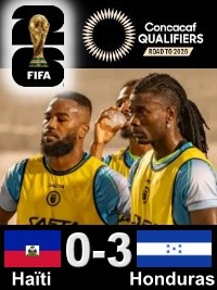 Image d'illustration pour: Haïti - FLASH : Élim. Coupe du Monde 2026, très lourde défaite d'Haïti face au Honduras [0-3] (video) - HaitiLibre.com : Toutes les nouvelles d'Haiti 7/7