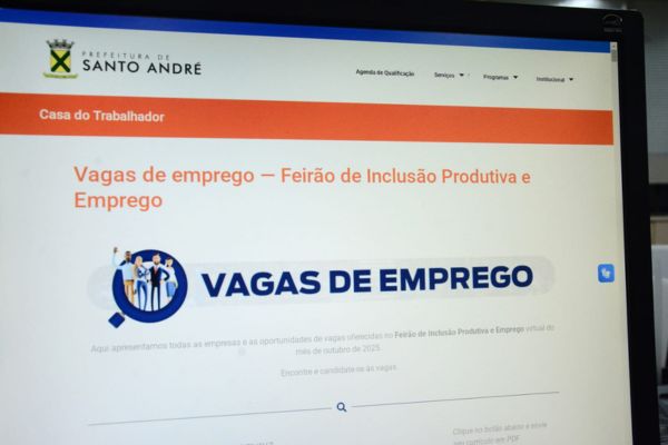Santo André abre 5 mil vagas de emprego com salários até R$ 10 mil