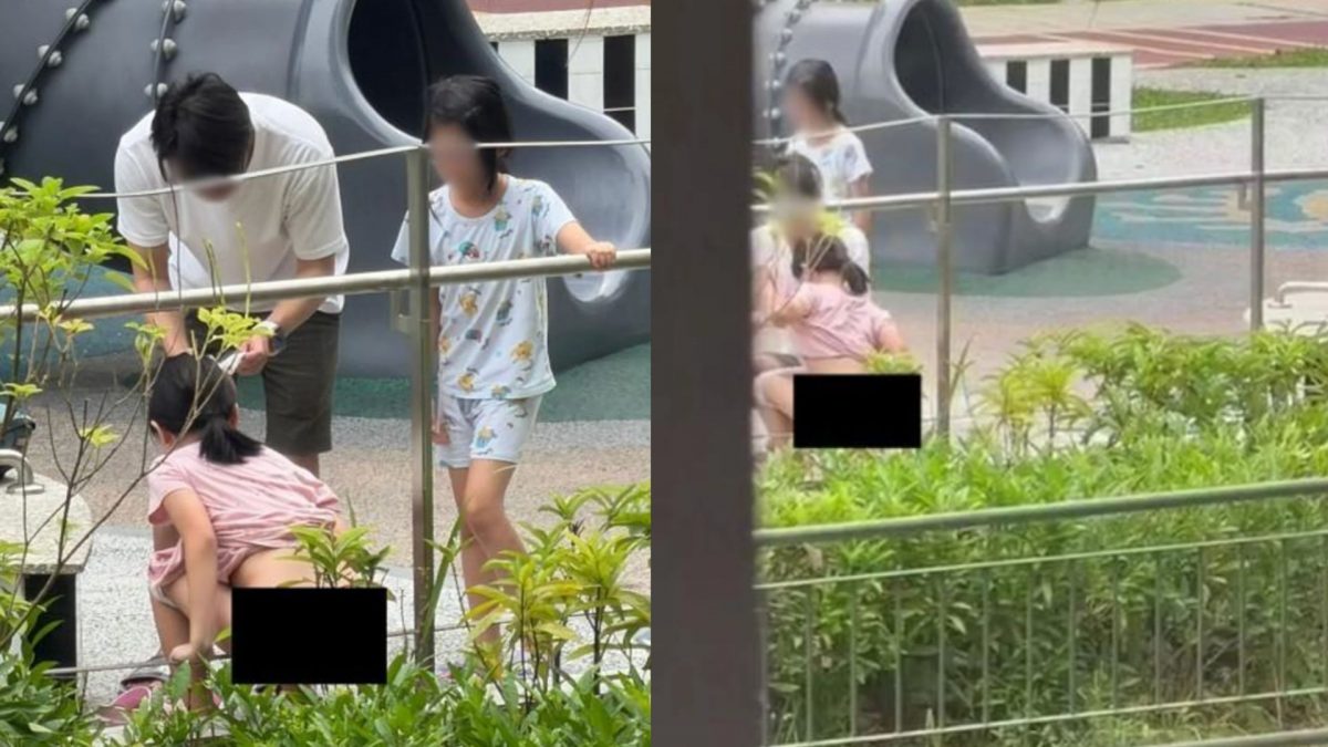 Image d'illustration pour: 'Just mind-blowing' -- Young girl relieves herself at Tampines playground in broad daylight, father seen holding the tissue - Singapore News